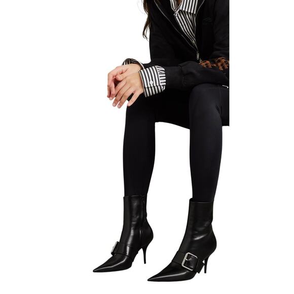 Balenciaga Knife Belted Bootie Ankle Boot in Black 39 - Picture 1 of 6
